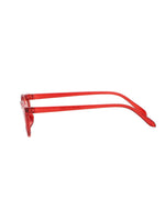 Red Skinny Frame Cat Eye Sunglasses