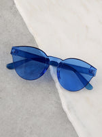 Blue Candy Color Sunglasses