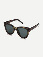 Leapord Oversized Cat Eye Sunglasses