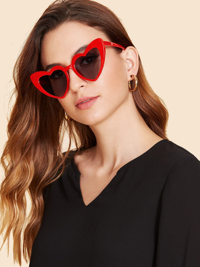 Heart Shaped Frame Sunglasses